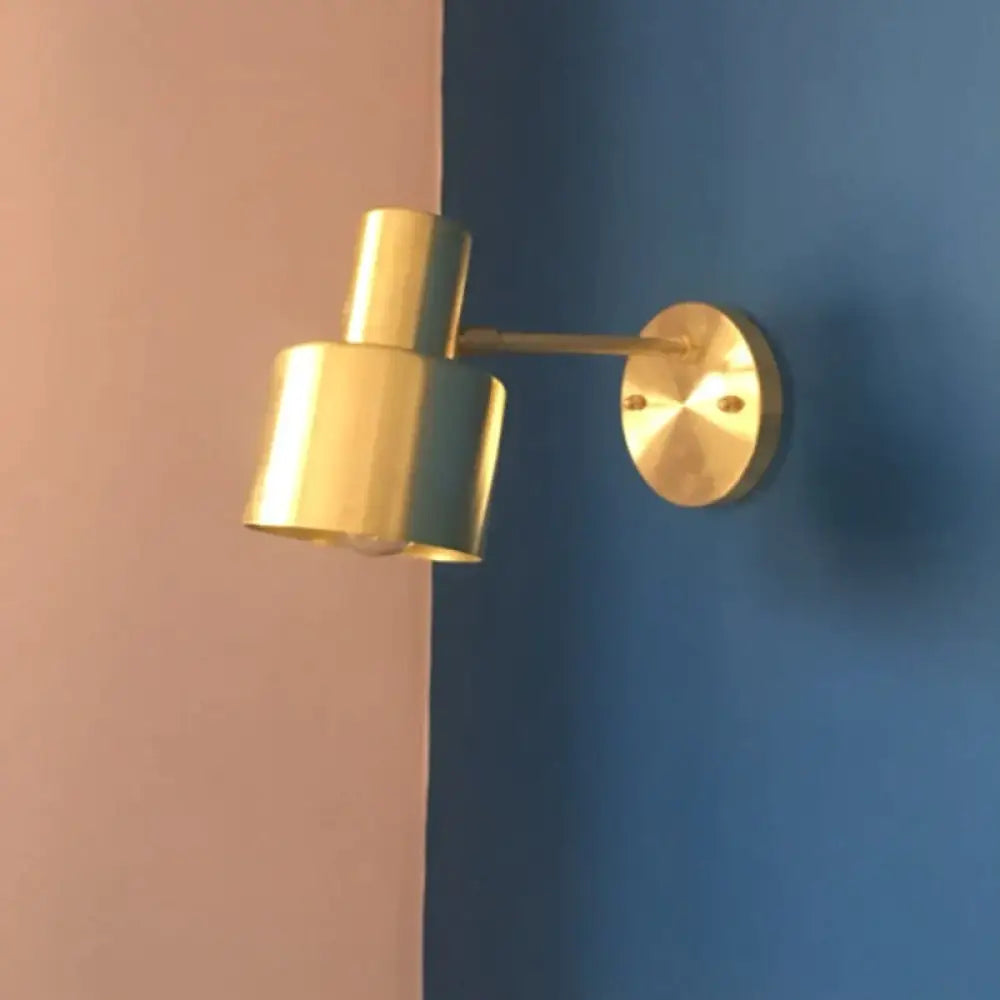 Nordic Golden Living Room Bedroom Bedside Bathroom Copper Wall Lamp Copper Wall Lamps