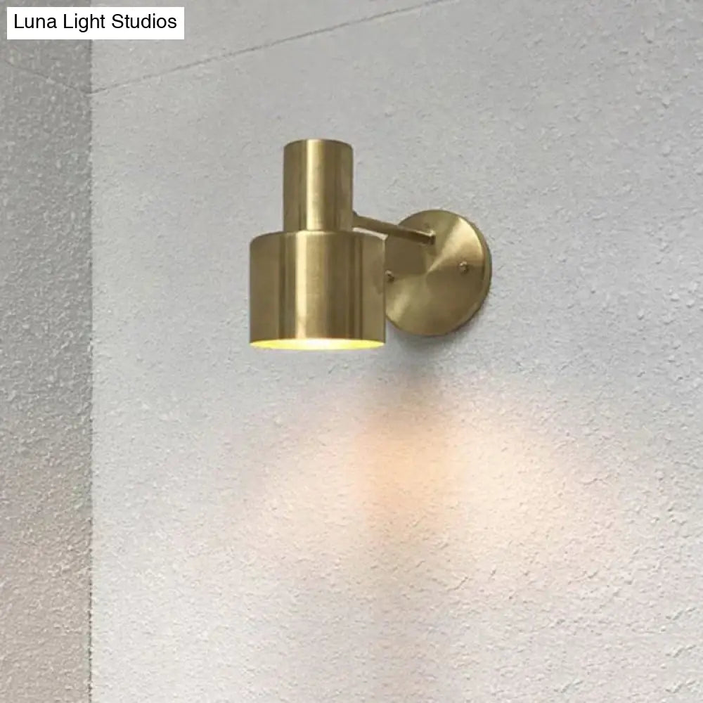 Nordic Golden Living Room Bedroom Bedside Bathroom Copper Wall Lamp Copper Wall Lamps