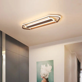 Nordic Iron Led Flush Lighting For Bedroom In Warm/White Light (23.5’ 31.5’ 39’ W) White /