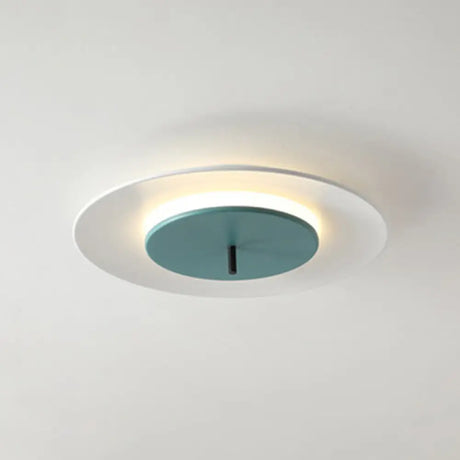 Nordic Led Acrylic Flush Mount Ceiling Light - Stylish Close-To-Ceiling Lighting Fixture Green / 14