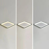 Nordic Led Ceiling Light: Dark Grey Ultra-Thin Flush Mount With Acrylic Shade Gray / 23.5 Third Gear