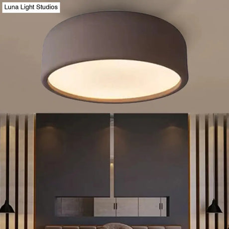 Nordic Led Ceiling Light For Kid’s Bedroom With Acrylic Dome Shade