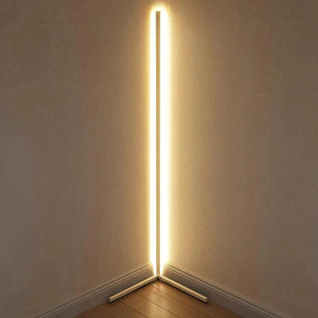 Nordic Led Floor Lamp Rgb Corner Right Angle Lights Coloful Bedroom Lamp Lighting Remote Control