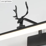 Nordic Light Rectangular Vanity Wall - Extravagant Style Metal Frame