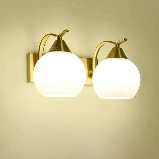 Nordic Living Room Background Wall Bedroom Copper Wall Lamp Copper Wall Lamps