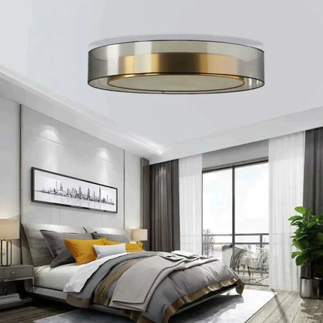 Nordic Living Room Special Light Luxury Lamp 60cm copper tricolor Ceiling