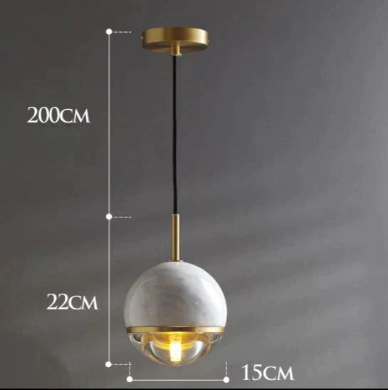 Nordic Luxury Bedroom Bedside Chandelier Lamps Pendant