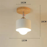 Nordic Macaron Ceiling Lamp Creative Porch Aisle Lights Bay Window Balcony Home Bedroom Cloakroom