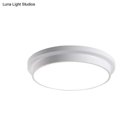 Nordic Macaron Colored Flushmount Ceiling Light For Child Bedroom