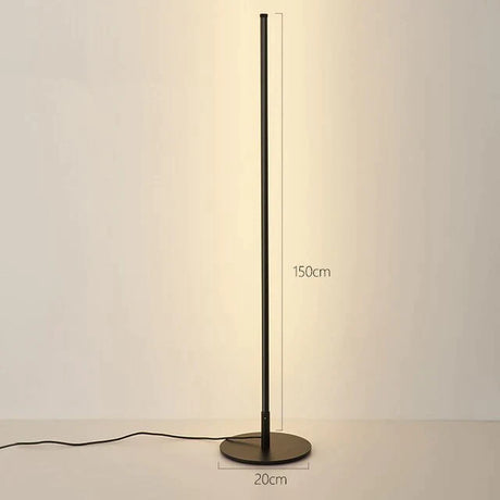 Nordic Minimalism Led Floor Lamp Bedroom Bedside Decoration Home Light Indoor Lighting Standing