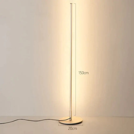 Nordic Minimalism Led Floor Lamp Bedroom Bedside Decoration Home Light Indoor Lighting Standing