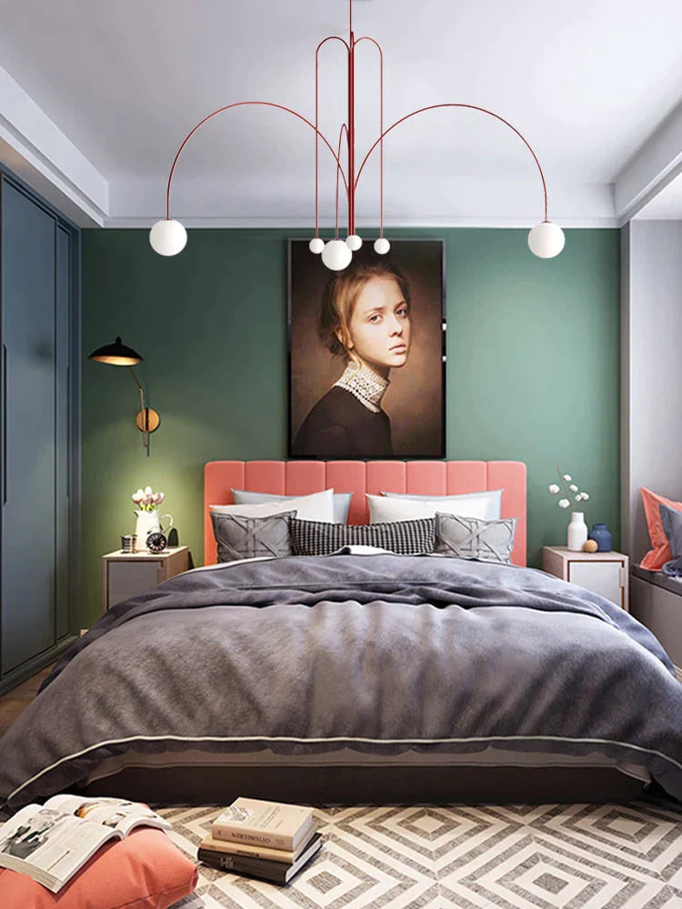 Nordic Minimalist Living Room Restaurant Lamp Creative Personality Study Cafe Clothing Store Art