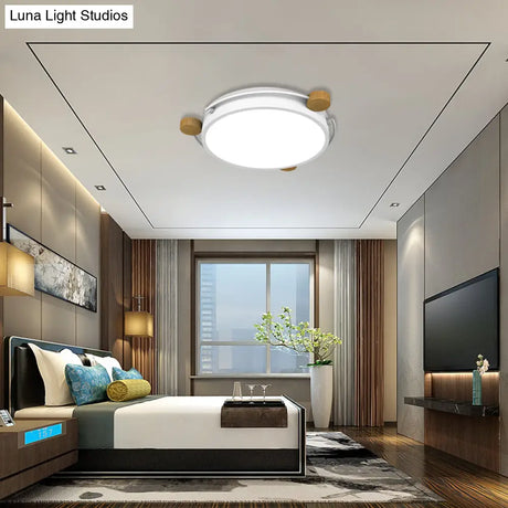 Nordic Orbital Led Ceiling Fixture - 16’/19.5’/23.5’ Wide Flush Mount Lamp In
