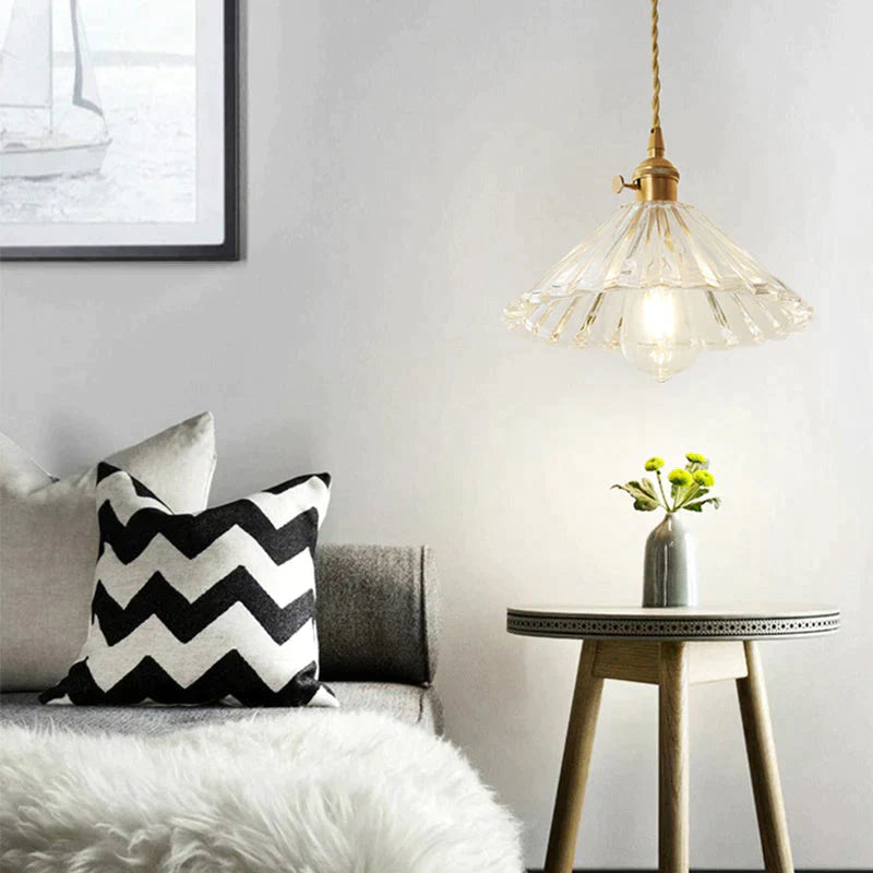 Nordic Post-Modern Creative Glass Single-Head E27 Pendant Light For Dining Room Living Bedroom