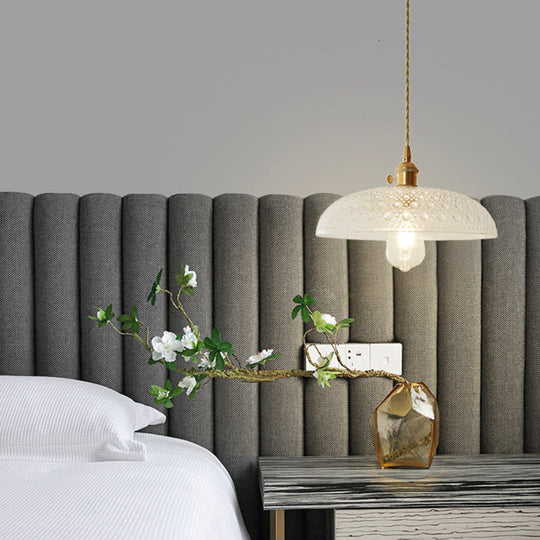 Nordic Post-Modern Creative Glass Single-Head E27 Pendant Light For Dining Room Living Bedroom