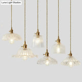 Nordic Post-Modern Creative Glass Single-Head E27 Pendant Light For Dining Room Living Bedroom