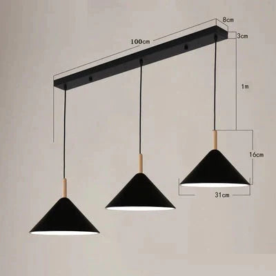 Nordic Simple Kitchen Pendant Light Island Dining Room Suspension Lamp Led Ceiling Lighting