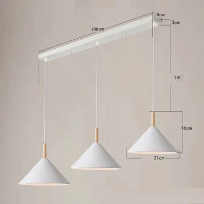 Nordic Simple Kitchen Pendant Light Island Dining Room Suspension Lamp Led Ceiling Lighting