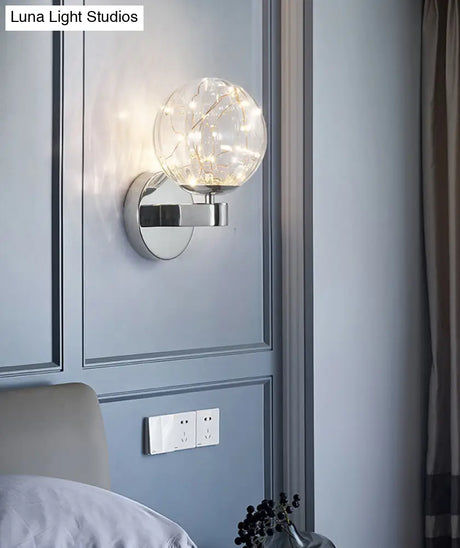 Nordic Star Wall Lamp: Modern Sconce Light For Bedroom Or Living Room
