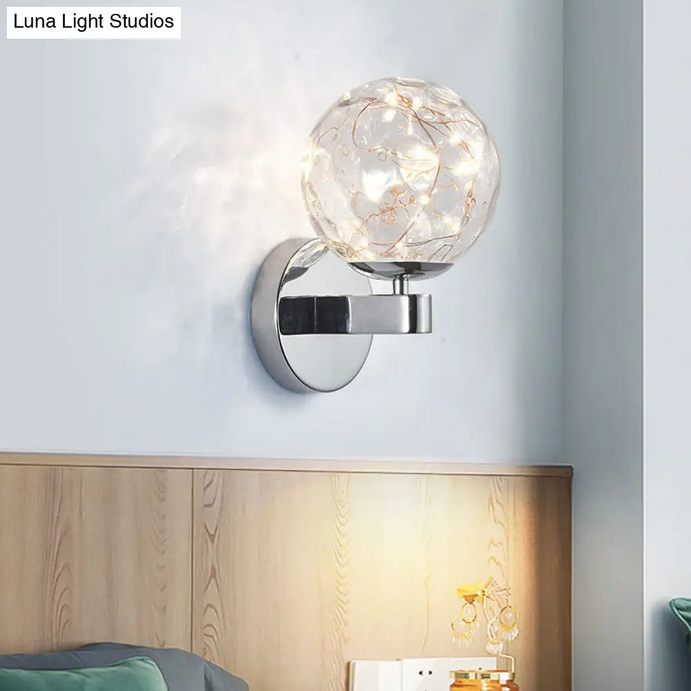 Nordic Star Wall Lamp: Modern Sconce Light For Bedroom Or Living Room