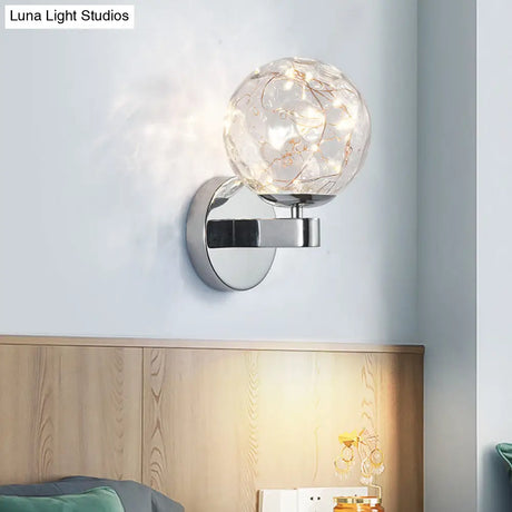 Nordic Star Wall Lamp: Modern Sconce Light For Bedroom Or Living Room