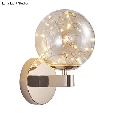 Nordic Star Wall Lamp: Modern Sconce Light For Bedroom Or Living Room