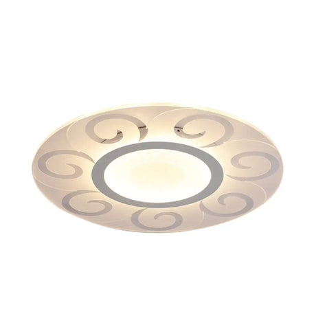 Nordic Style Acrylic Blossom Led Flush Mount Ceiling Lamp Ideal For Study Room White / 16’ Warm