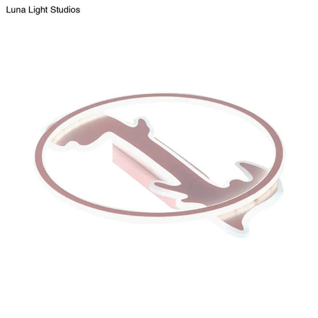 Nordic Style Led Baby Bedroom Ceiling Light With Tree Design