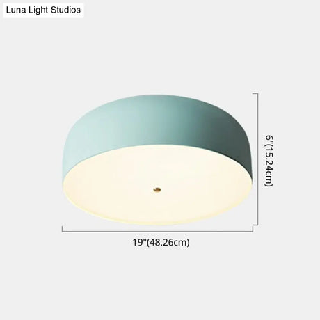 Nordic Style Metal Flush-Mount Ceiling Light
