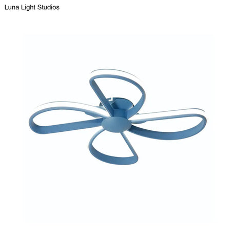 Nordic Stylish Led Ceiling Lamp - Blossom Shape Ideal For Kid’s Bedroom