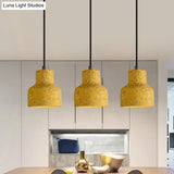 Nordic Terrazzo Hanging Lamp - Black/Red/Pink With Down Lighting Pendant Perfect For Dining Table 1