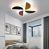 Nordic Windmill Acrylic Led Ceiling Lamp 19.5’/23.5’ Flush Mount Lighting - Green - Yellow -