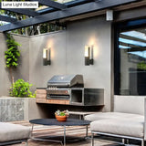 Outdoor Motion Sensor Led Wall Lamp Waterproof Garden Porch Sconces Villa Hotel Courtyard Aisle