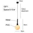 Pendant Lights 3D Lunar Lampshade Lamp Fixtures Luminaria Living Room Bar Bedroom Postmodern Pendant Lighting Lustre