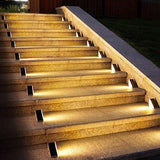 Luna Solar Powered Stair Lights Pack of 4Pack,10 Pack,20Pack