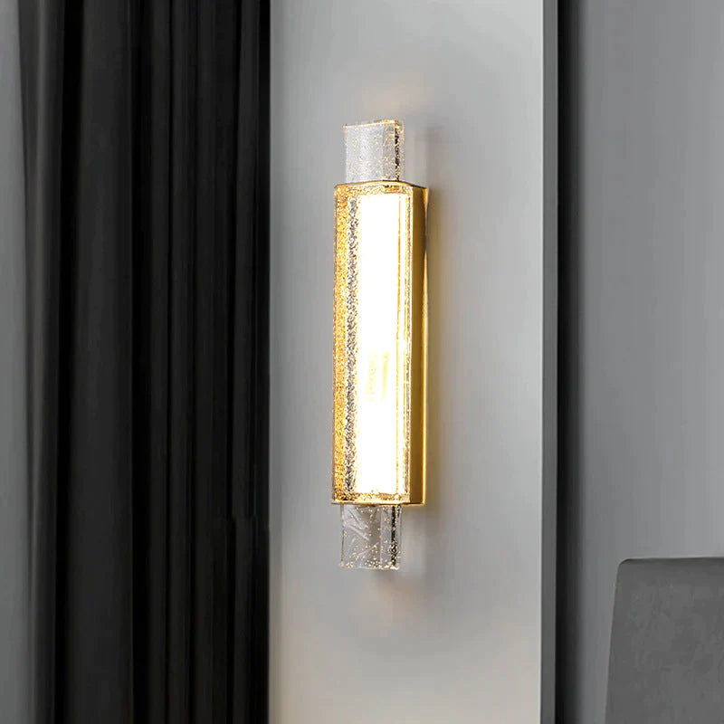 Post-Modern Luxury Simple Creative Bedroom Copper Wall Lamp Lamps