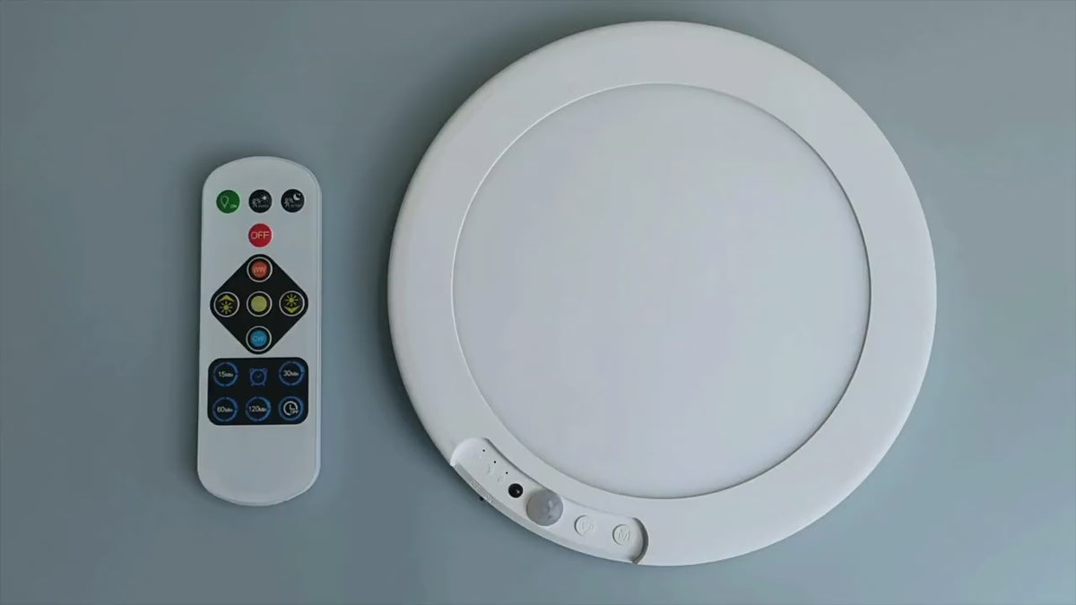 LUNA motion sensor light product demonstration