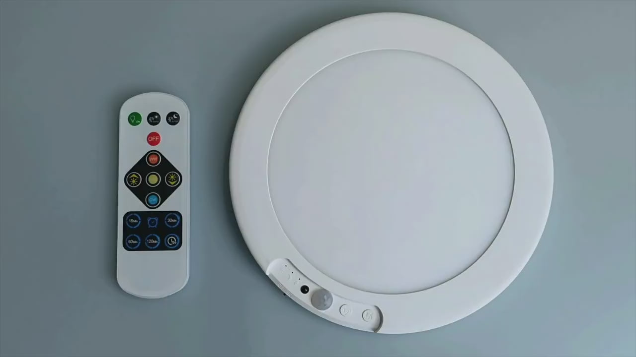 LUNA motion sensor light product demonstration