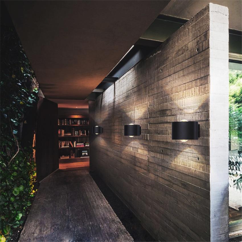 Led Outdoor Waterproof Wall Lamp Led Light Porch Courtyard Garden Lights Balconi Lighting Outdoor