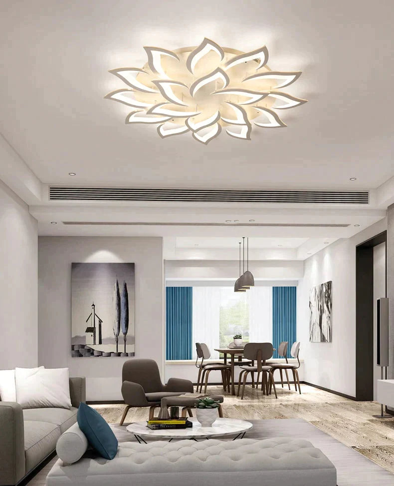 Modern Led Ceiling Lights For Living Room Kitchen Bedroom Kids’ Dimmable Lamp Art Deco Fixture
