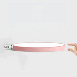 Modern Macaron Panel Lamp Led Ceiling Light Fixture Remote Control Hall Surface Mount Flush Bedroom