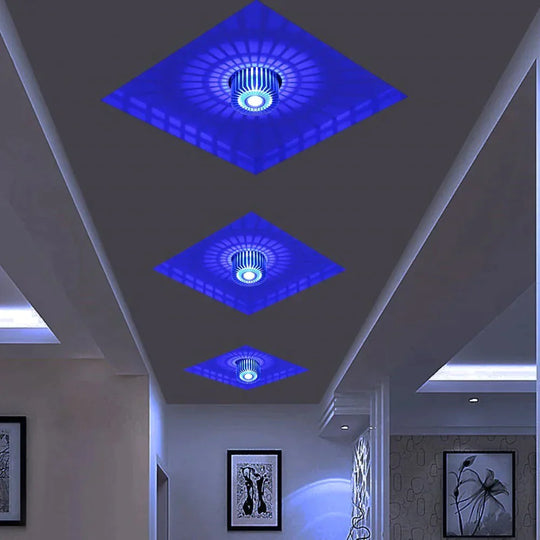 Modern Ceiling Light Colorful Indoor Led Lamp 3W Wall Sconce For Gallery Balcony Lamp Porch Light