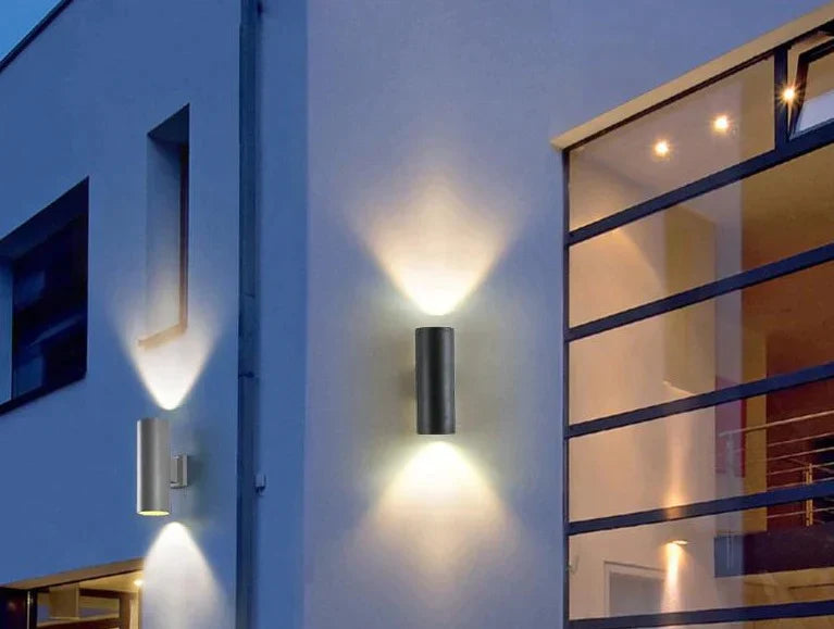 Black Gray Up Down Outdoor Wall Light 6W 10W 20W 30W 36W Porch Garden Waterproof Home Lighting