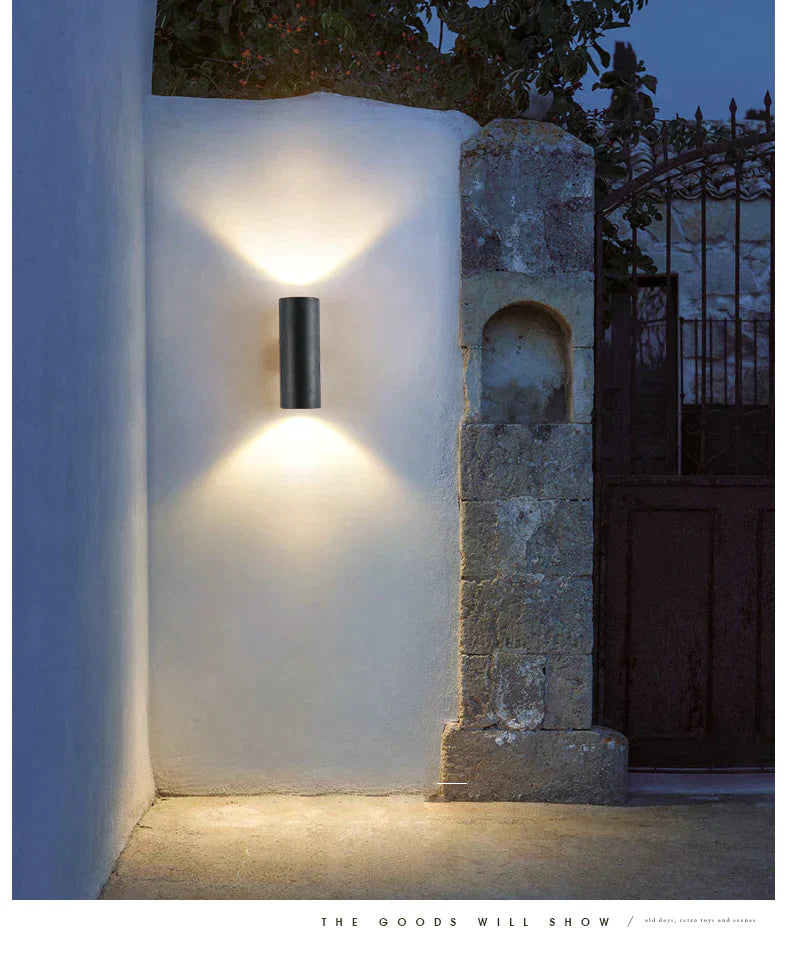 Black Gray Up Down Outdoor Wall Light 6W 10W 20W 30W 36W Porch Garden Waterproof Home Lighting