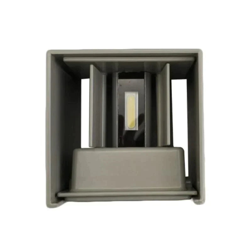 12W Dimmable Cob Modern Brief Cube Adjustable Surface Mounted Led Wall Lamp Outdoor Waterproof