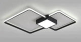 Remote Control Lamp Ceiling Led White Or Black Frame For Home Decorative Living Room 46W 56W