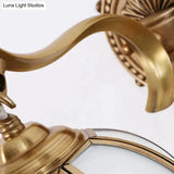 Retro Style Bedroom Bedside Living Room Staircase Copper Wall Lamp Copper Wall Lamps