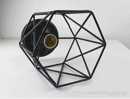 Scarlett Vintage Industrial Iron Cage Led Ceiling Lights Ceiling