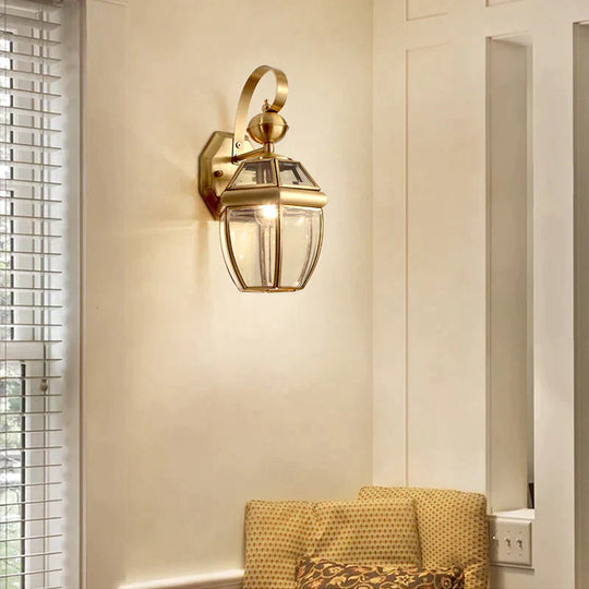 Simple Country Style of Outdoor Copper Wall Lamp Copper Wall Lamps