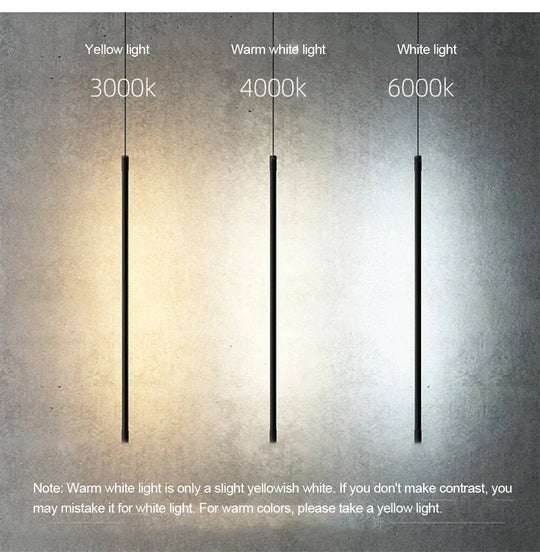 Simple Line Pendant Lights Hanging Lamp Lighting Restaurant Bar Hall Light Creative Geometry Lines